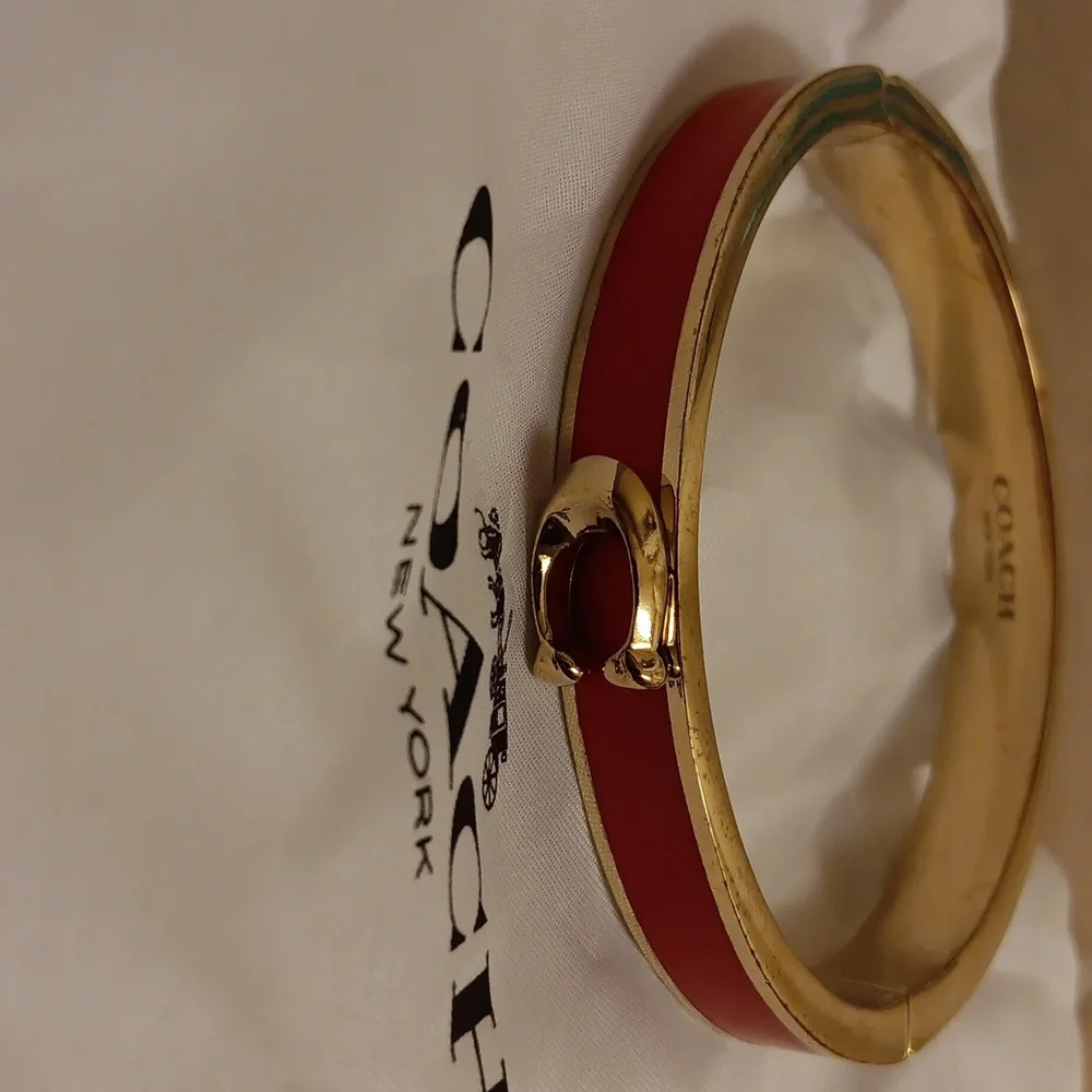 2-for-1 Coach pink & white bracelet - Picture 3 of 8